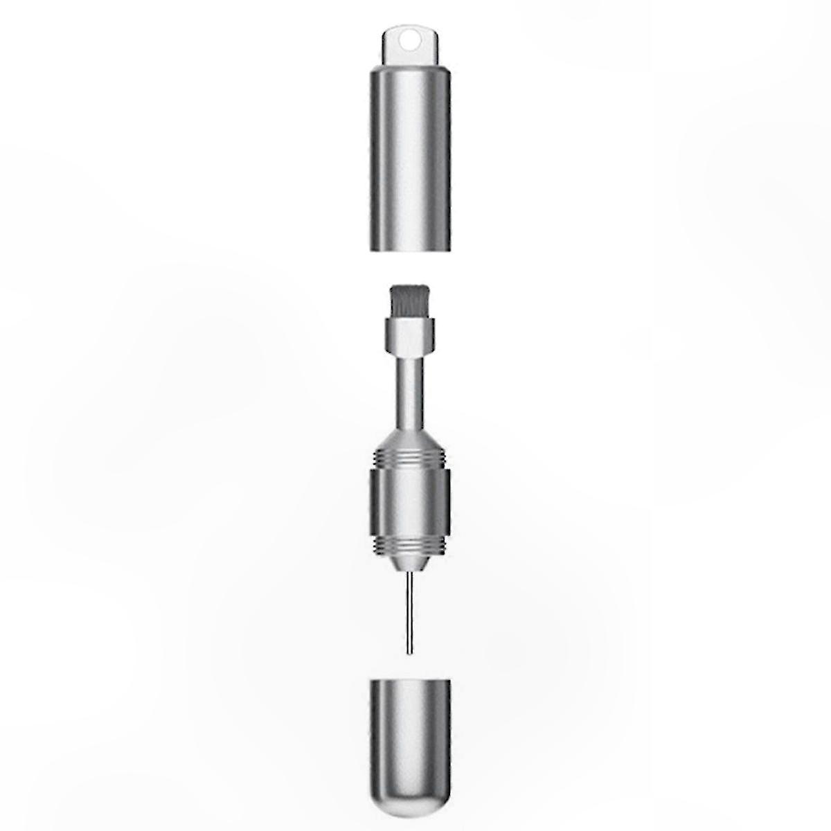 Dual-Function SIM Card Ejector Tool with Keychain and Earphone Cleaner