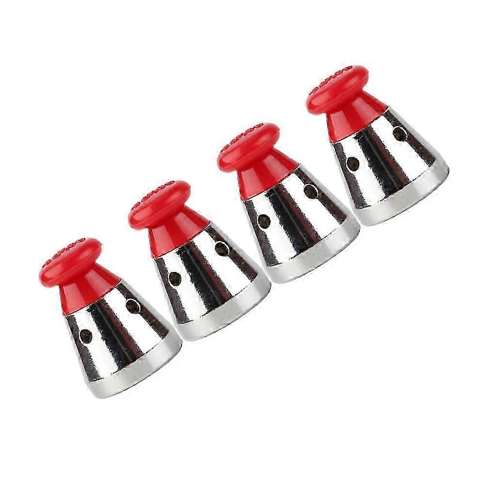 Pressure Cooker Accessory Red Jigger Valve for Kitchen Use 4Pcs Replacement