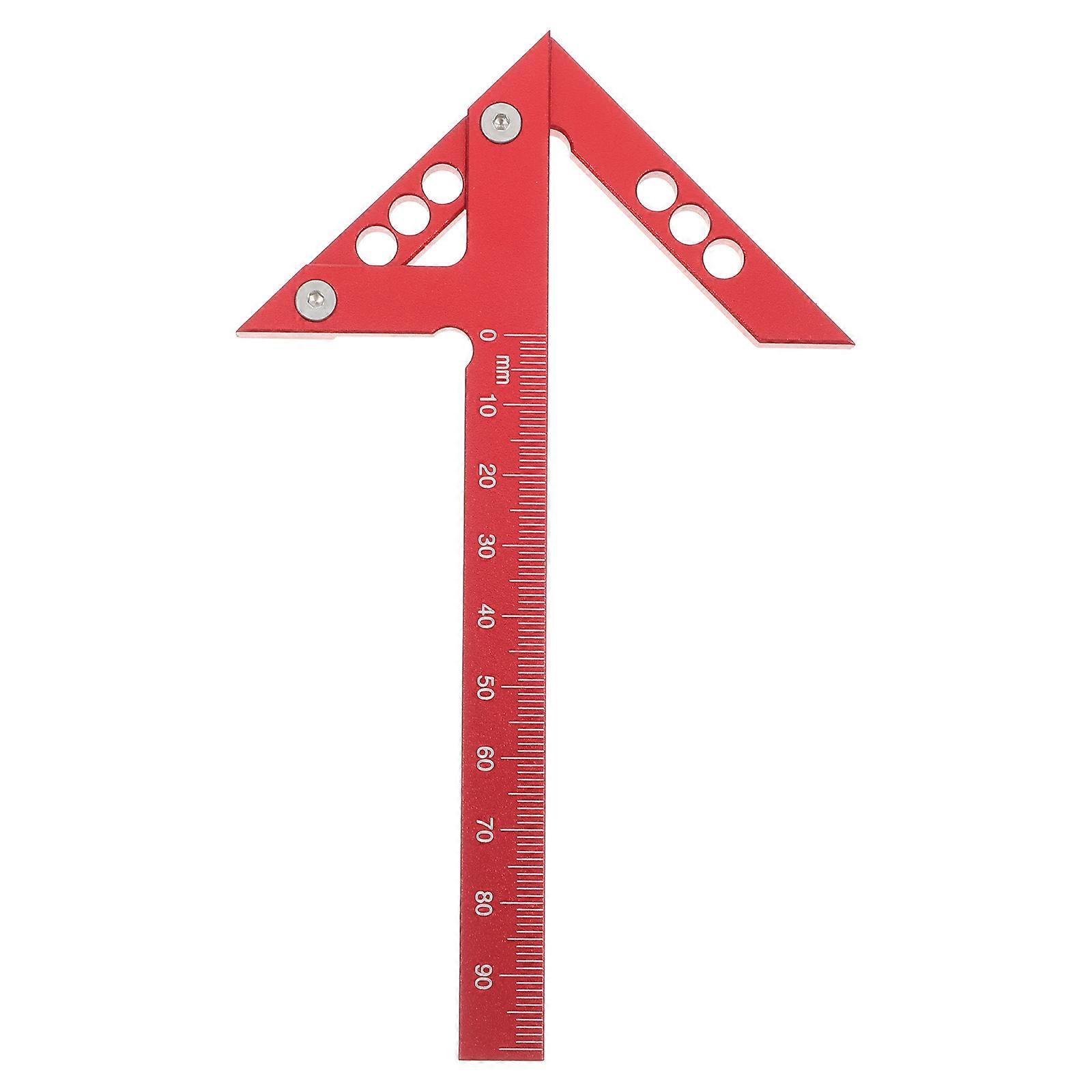 Red Marking Tool Center for Precision Woodworking Tasks