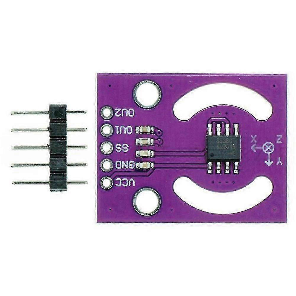 MCU-93 MLX90333 3D Joystick Sensor Module with SPI Interface for Arduino Projects