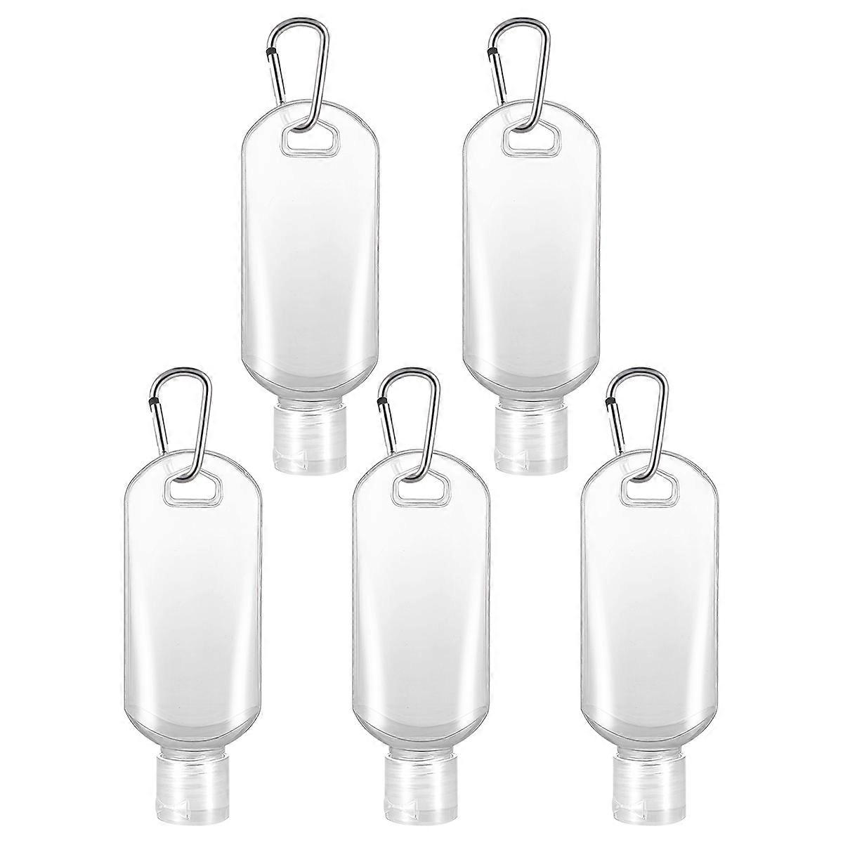 Transparent Hook Hand Bottles for Storage Use Refillable 5Pcs