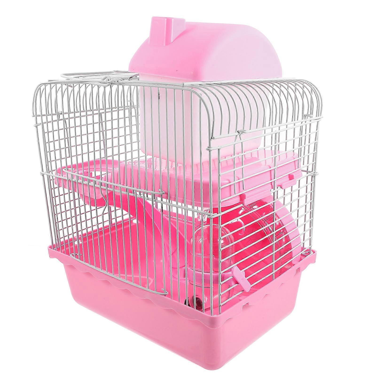 Double Layer Hamster Cage Rat Wire Cage for Pet Use