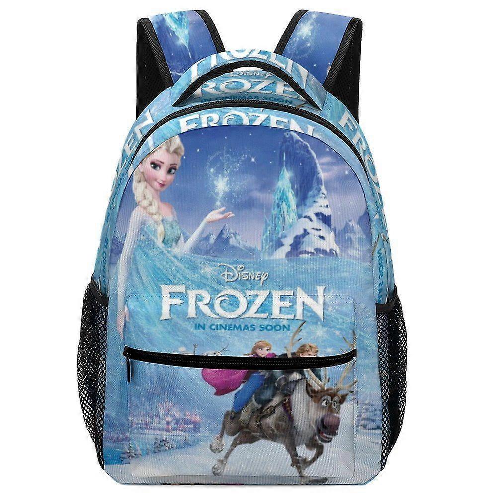 LA3082 Frozen Backpacks School Bag Bookbag Casual Daypack Backpacks for Travel Hiking