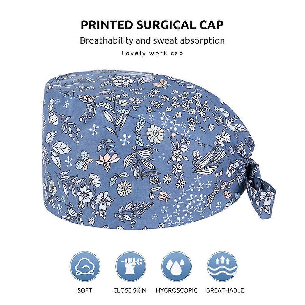 Adjustable Cotton  Scrub Round Cotton   Hat