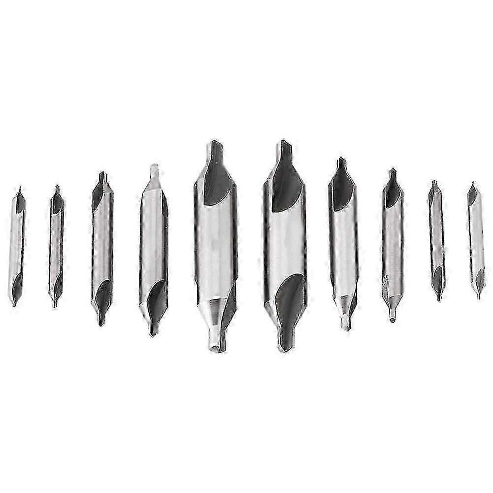 10-piece composite center drill set (2 each for 1/1.5/2.5/3/5 mm)