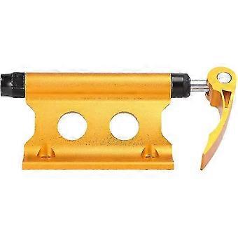 Support de fourche de vélo Portable Support de roue avant Support de fourche de roue pour les voyages en plein air (jaune) (1pcs)