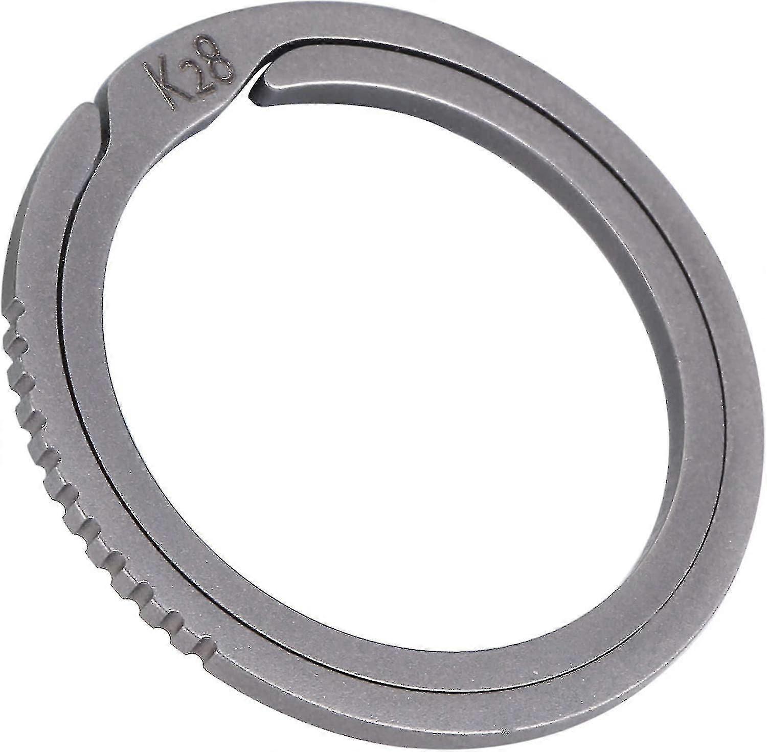 Titanium Quick Release Side Pushing Key Rings Labor Saving 2-pack/ 5-pack Kit