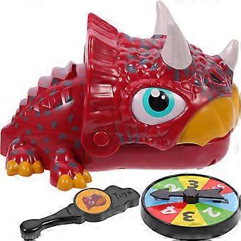 Funny Dinosaur Action Figure Toy Set for Friends Gathering and Party Games in Red Color