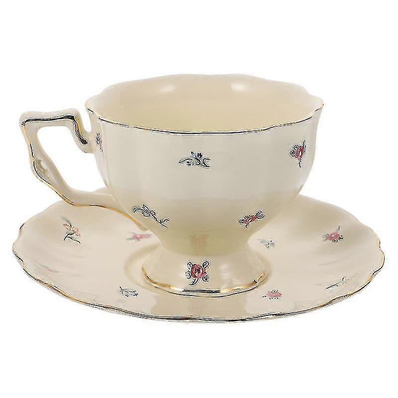 1set Kitchen Tableware,Retro European Coffee Cup Set
