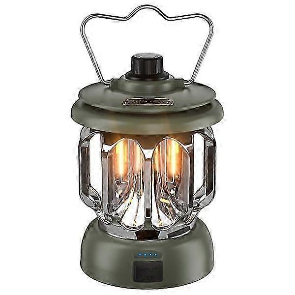 Rechargeable retro waterproof camping lantern