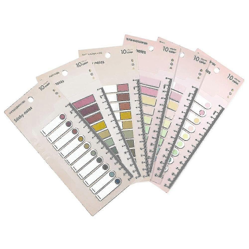 Writable And Repositionable File Tabs Flags With Ruler
