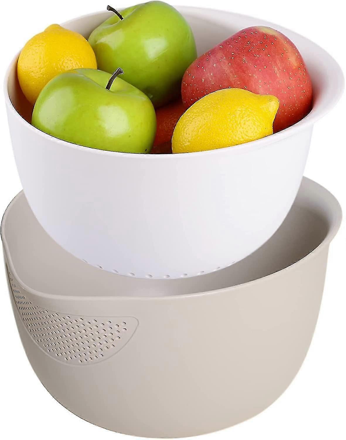 Rice Strainer And Kitchen Colander Set 4