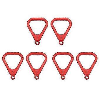 SNDO-6X Trapeze Ring Swing Set Play Set Playground Trapeze Bar Jungle Gym Monkey Bar Ring Large Trapezoi-Good -N
