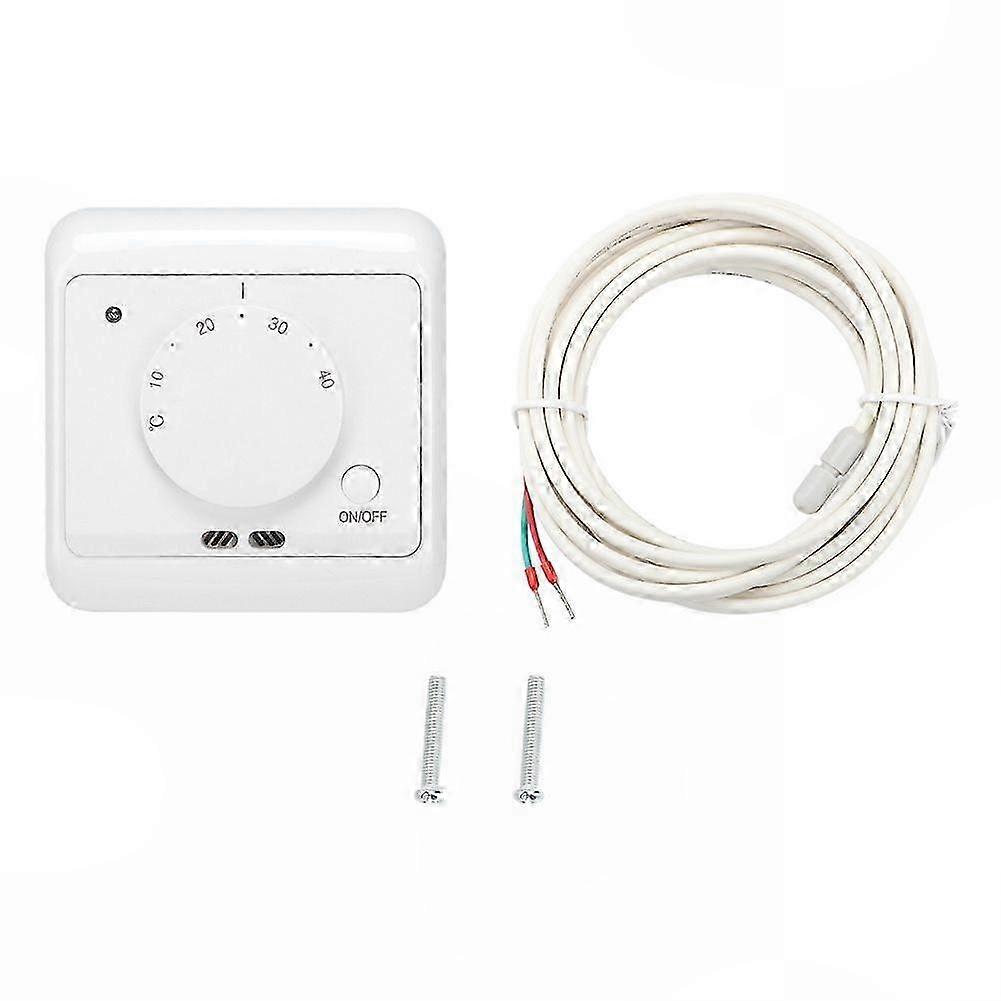 230V 16A Wall-Mounted Mechanical Thermostat and Temperature Controller for Electric Heating