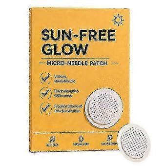 7 Pcs/Box Hydrating Formula Sun Free Glow Self Tanning Patches, Sunless Bronzing Stickers Suitable for Face & Body - nr2