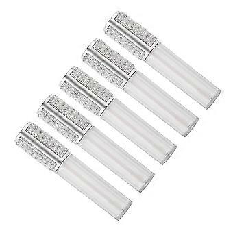 Refillable Lip Gloss Tube DIY Lip Balm Storage Containers for 10Pcs
