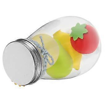 Dry and Wet Use Makeup Sponge Set Soft Fruit Shaped 4Pcs