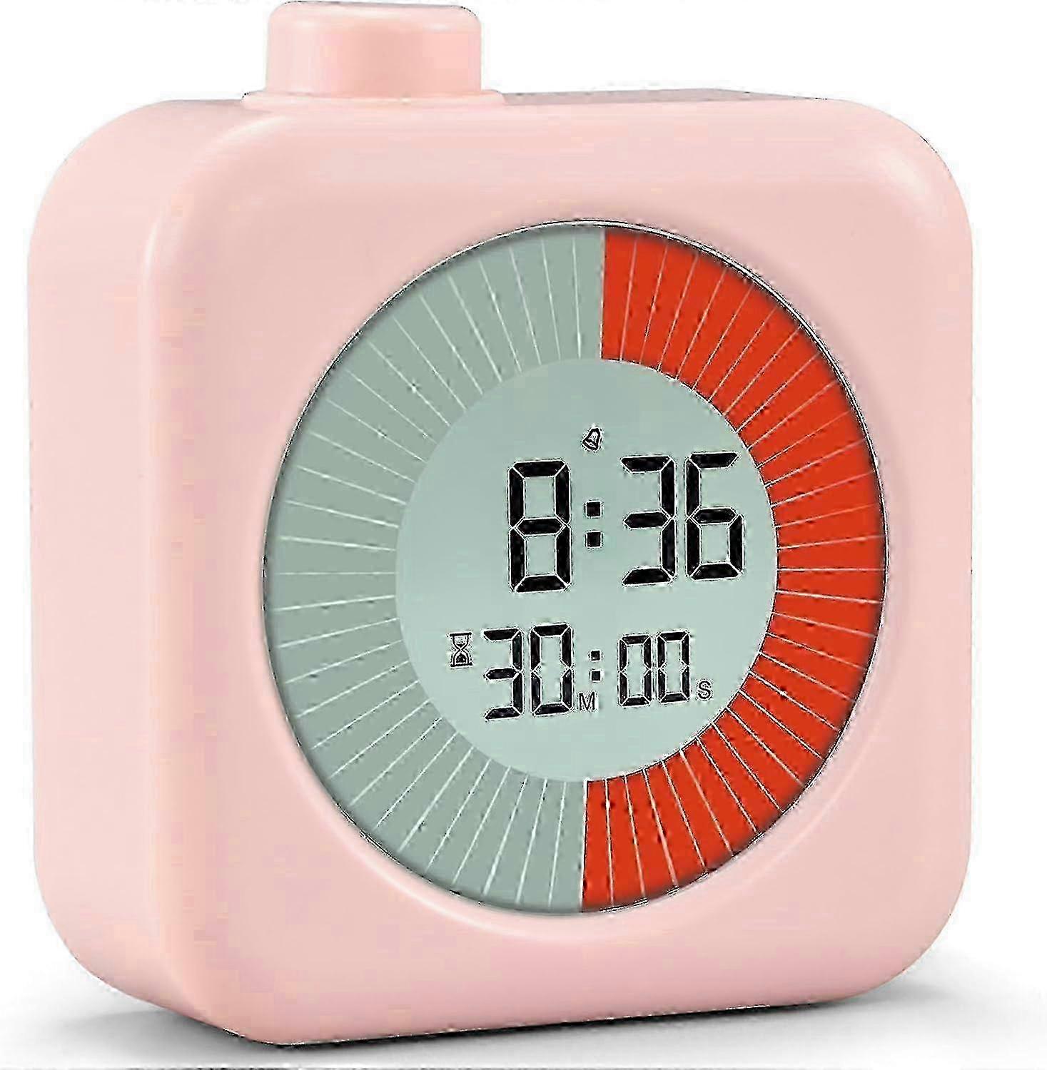 3-in-1 Digital Countdown Timer with LCD Screen, 60-Minute Visual Time Management Tool for All Ages