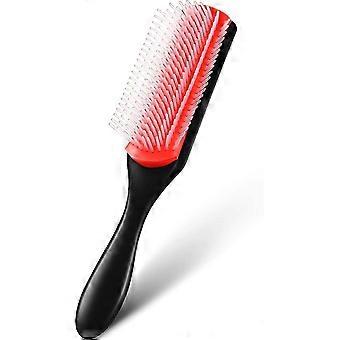 Hiustenharjatyynyharjan muotoilu Nailonharjakset antistaattisella kumityynyllä, hiustyökalut hiustenpuhalluskuivaukseen hiusten muotoilu, detangling, volumizing, erottaminen