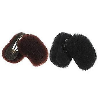 4 stks compacte haarstyling clips haar vulling pad klemmen decoratieve vrouwen haarclips