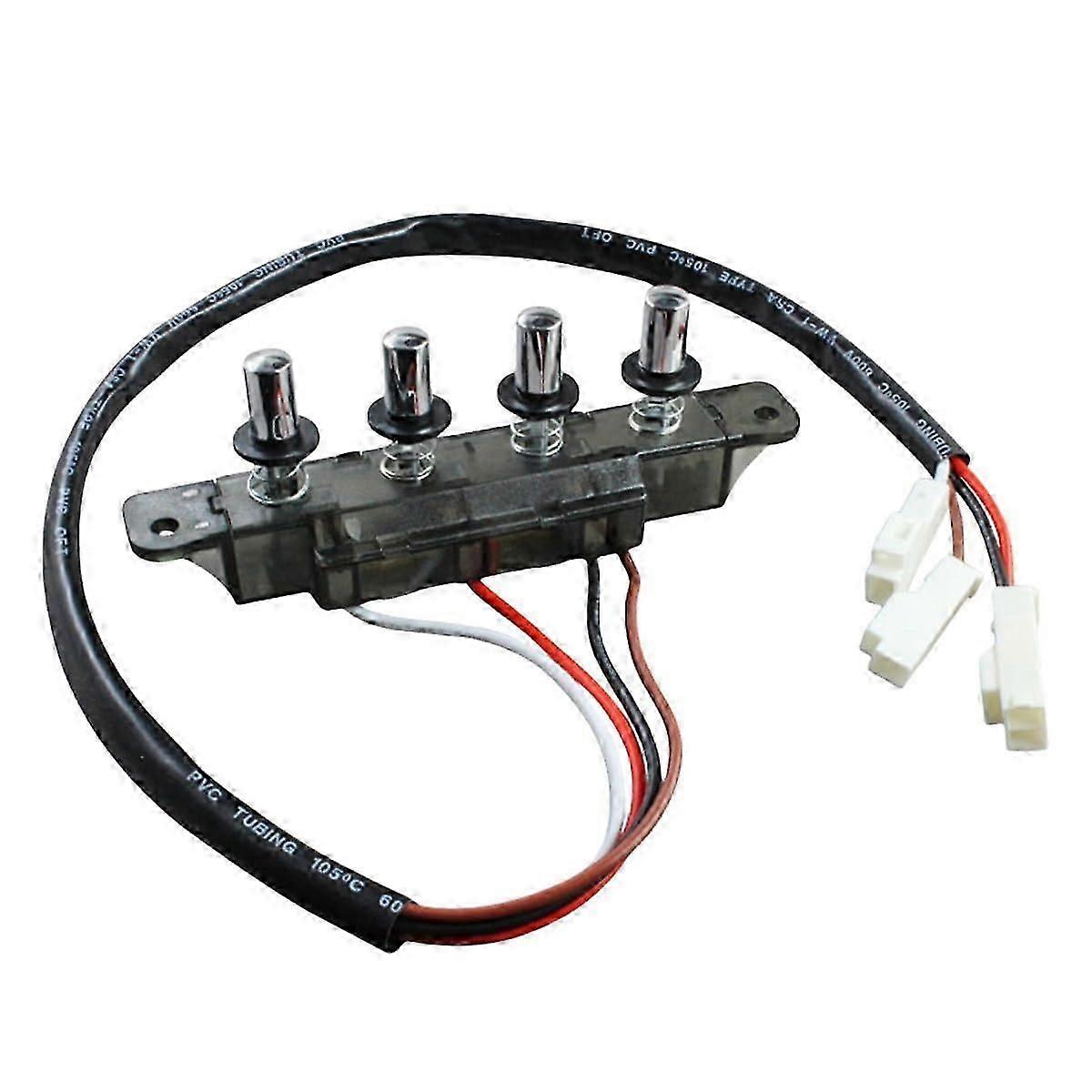 Universal 4Button Range Hood Push Button Switch Replacement for Kitchen Extractor Fan