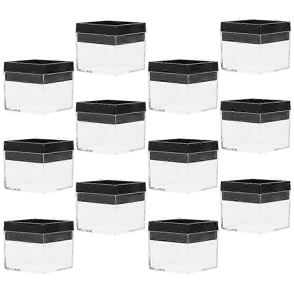 Mineral Specimen Display Boxes Plastic Storage Box for Storage 36Pcs