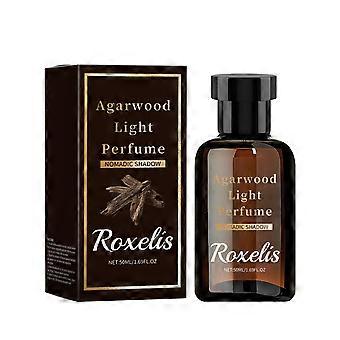 Agarwood Eau de Toilette, täglich tragbar, lang anhaltender Duft, natürlich, frisch, charmant und bezaubernd, holziges Eau de Toilette 50 ml