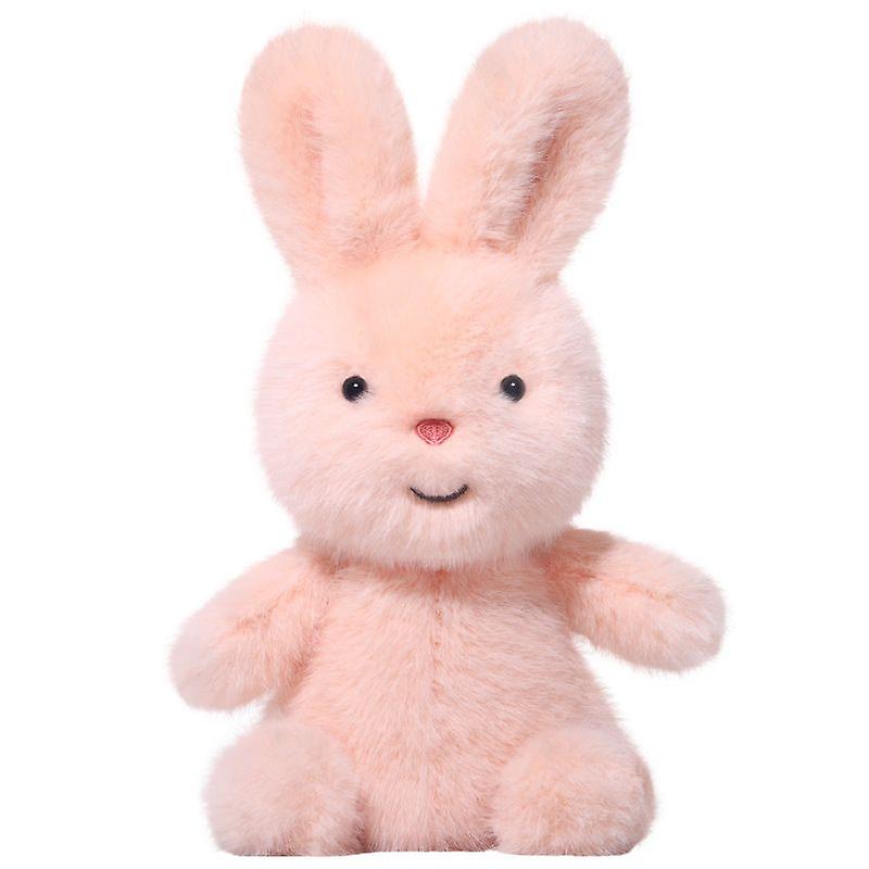 LightPink UprightEar Mini Bunny Doll For Cuddling & Gift