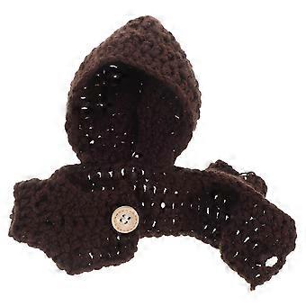 Mini Plush Toy Romper Knitted Outfit for Dolls Dress
