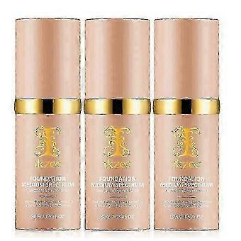 Base de maquillaje hidratante 3X 4 en 1 que cambia de color, SPF 50+, de larga duración y resistente al agua para gimnasio y deportes.C5