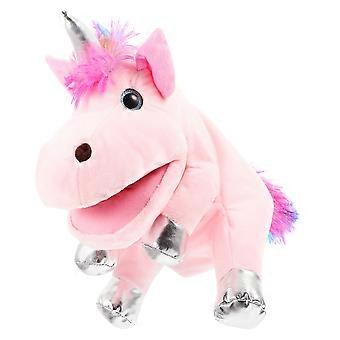 Interactive Unicorn Hand Puppet 4Pcs Storytelling Plush Toy for Kids
