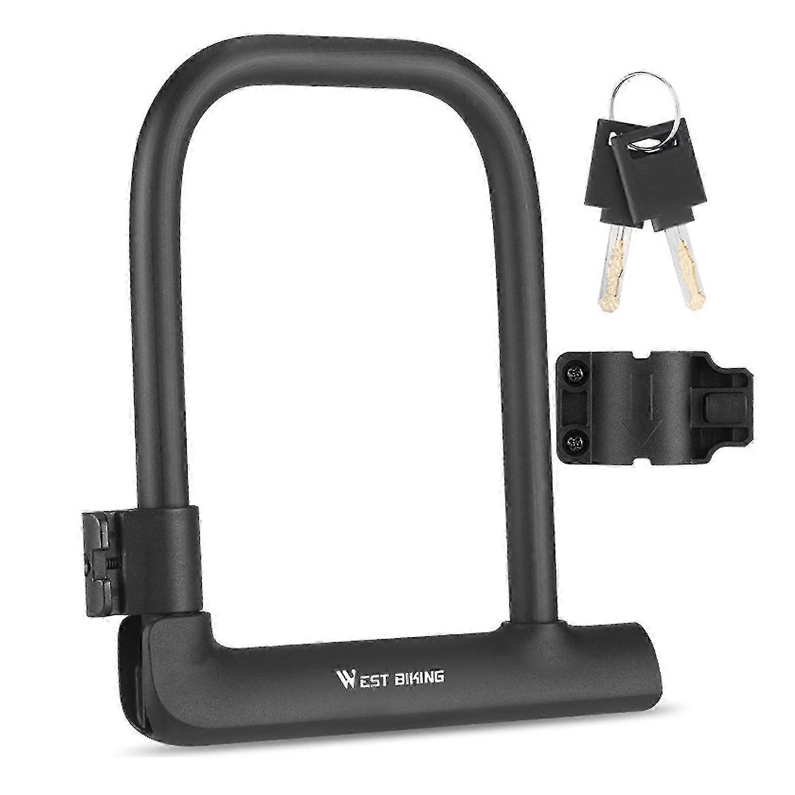 Rust-Resistant U-Shaped Bike Lock High Security
