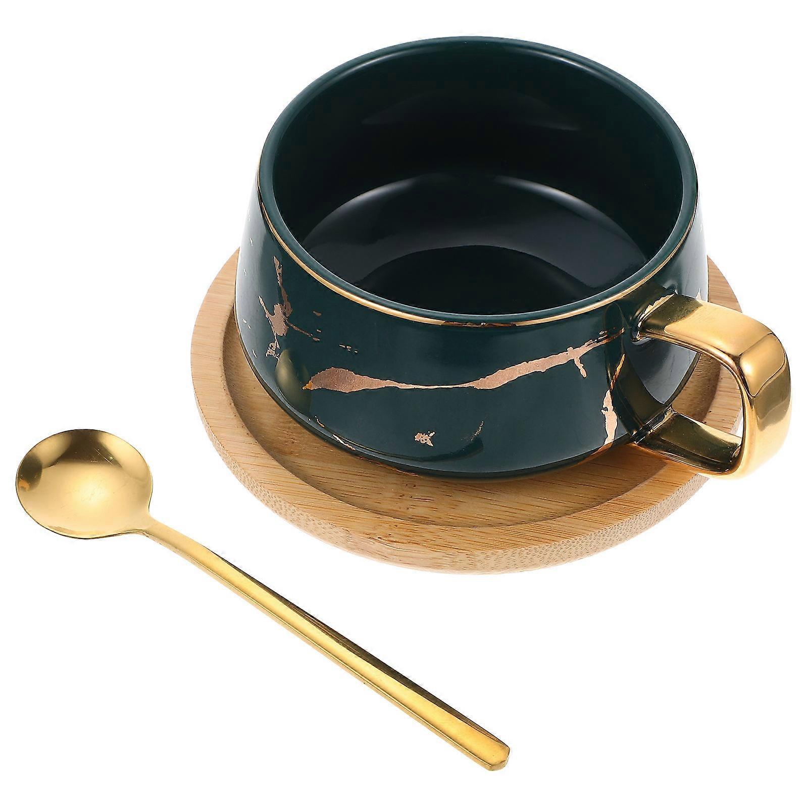 Ceramic Coffee Cup with Saucer for Tea Drinking 4Sets