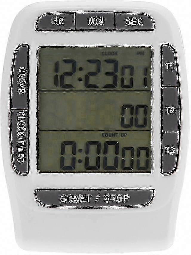 Multi-Use 3-Channel LCD Timer