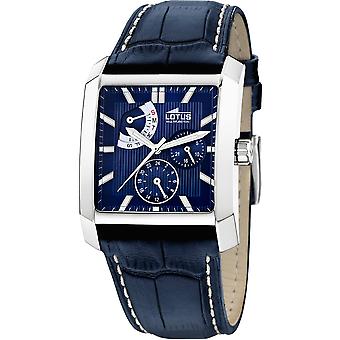 Lotus Quartz Analog Men Watch with Synthetic Leather Bracelet L15826/2