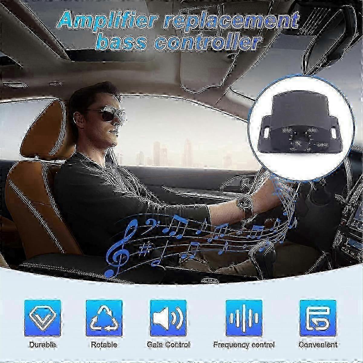 Car Amplifier Remote Bass Adjustment Knob