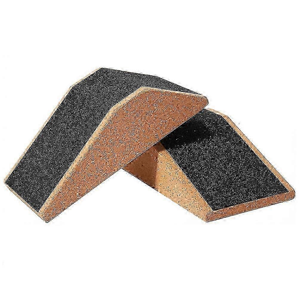 Non Slip Cork Squat Wedge Pair