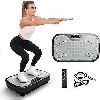 Vibratieplaat Voor Thuis - Compact Fitnessapparaat Met Weerstandsbanden En Display