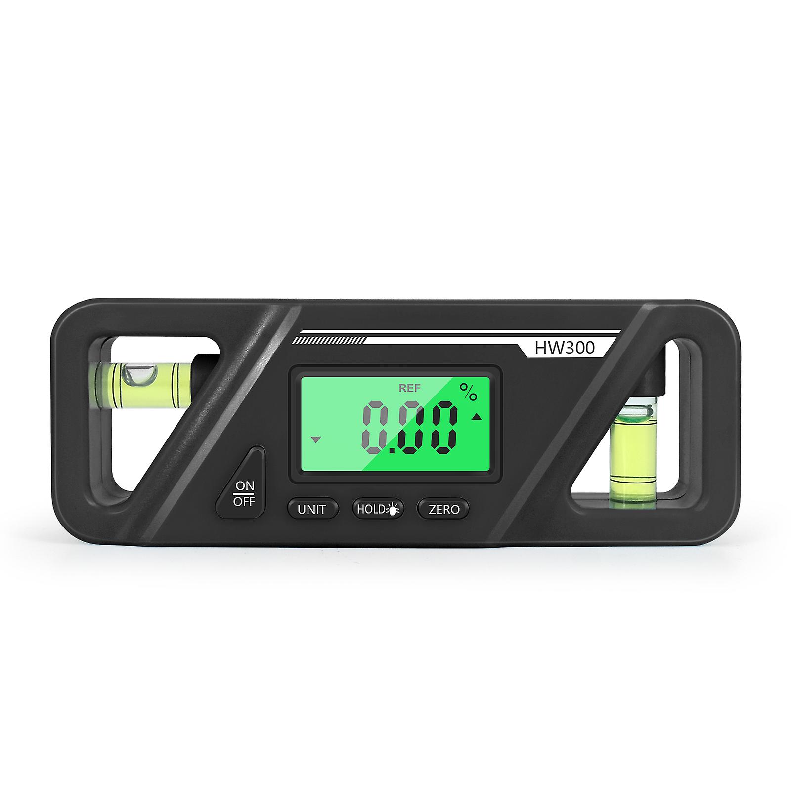 Digital Billet Torpedo Level Protractor Abs 90 Degree Green