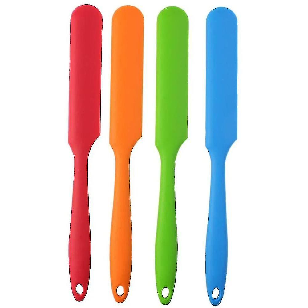 4st Silikon Spatel Set Resistent Cake Cream Smör Spatlar