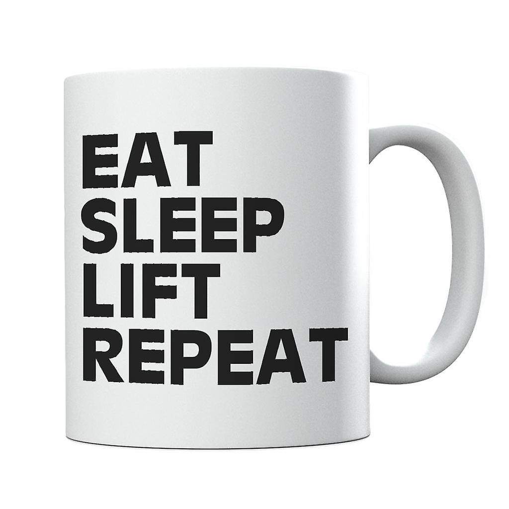 Eat Sleep Lift Repeat Mug