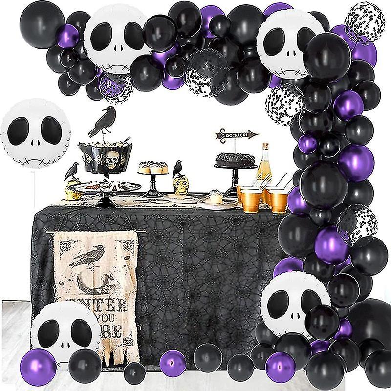 Zorpia Halloween Balloons Garland DIY Kit - 100+ Balloons, Spider Webs, & Supplies For Halloween & Birthday Party Decor Arch - View #9