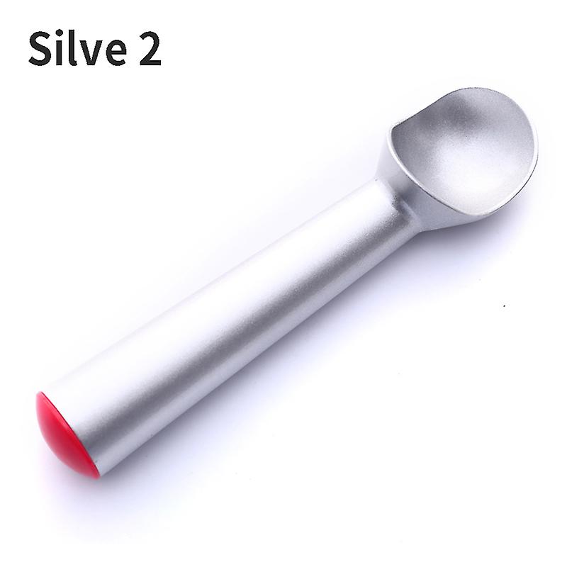 Stainless Silicone Ice Cream Spoon Portable Aluminum Alloy Anti-feeze Ice Maker