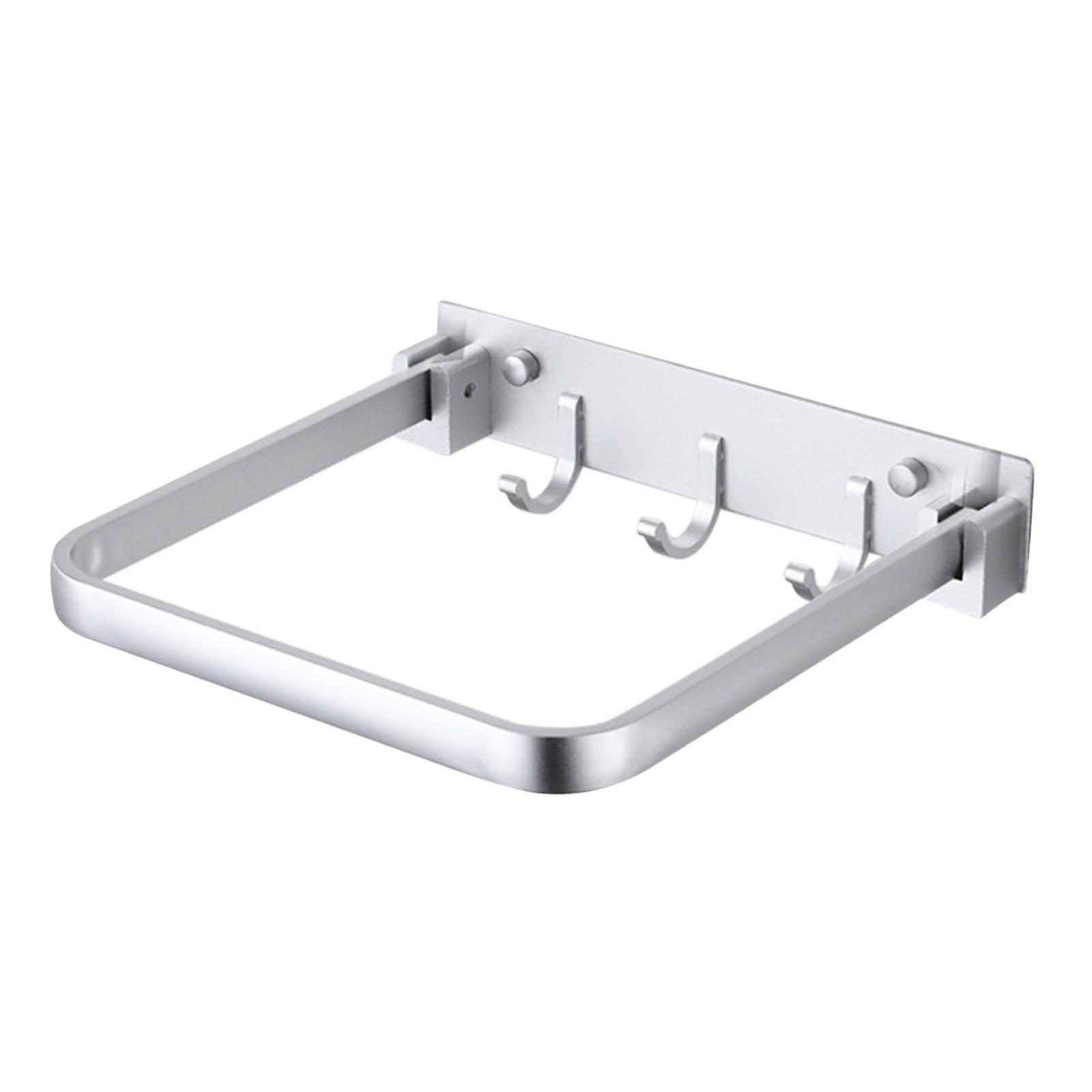 Washbasin Storage Organizer Storage & Organization Foldable Save Space Black