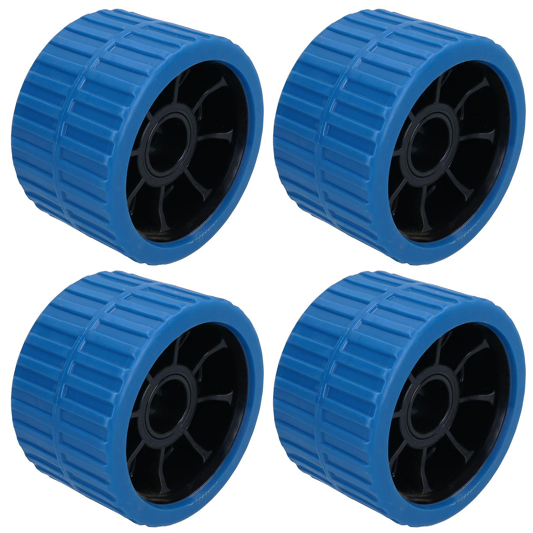 Boat / Jetski / Dinghy Trailer Ribbed Roller NON MARKING 26.5mm Bore 4 Pack