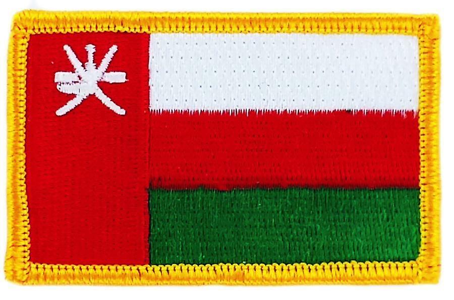 Patch Ecusson Brode Flag Sultanate D-apos;Oman Flag Thermocollant Insigne Blason