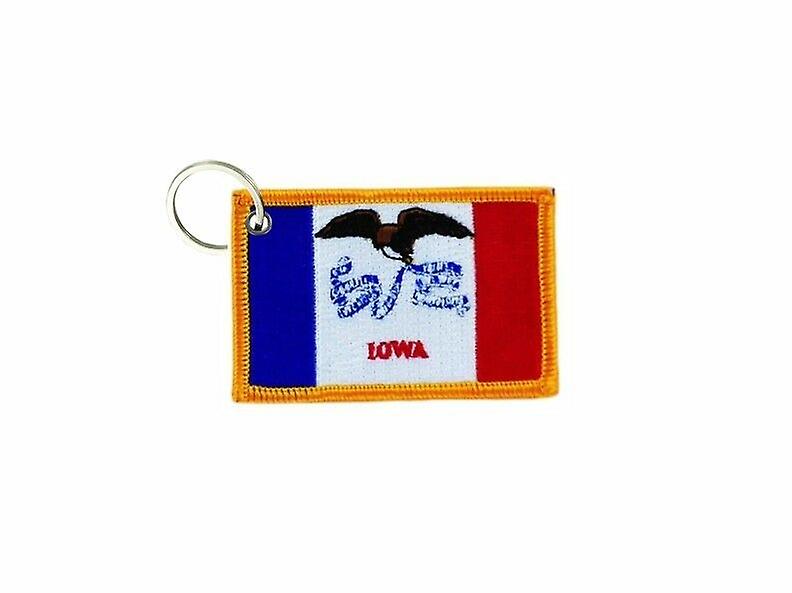 Cle Cles Key Brode Patch Ecusson Badge Flag Iowa USA America
