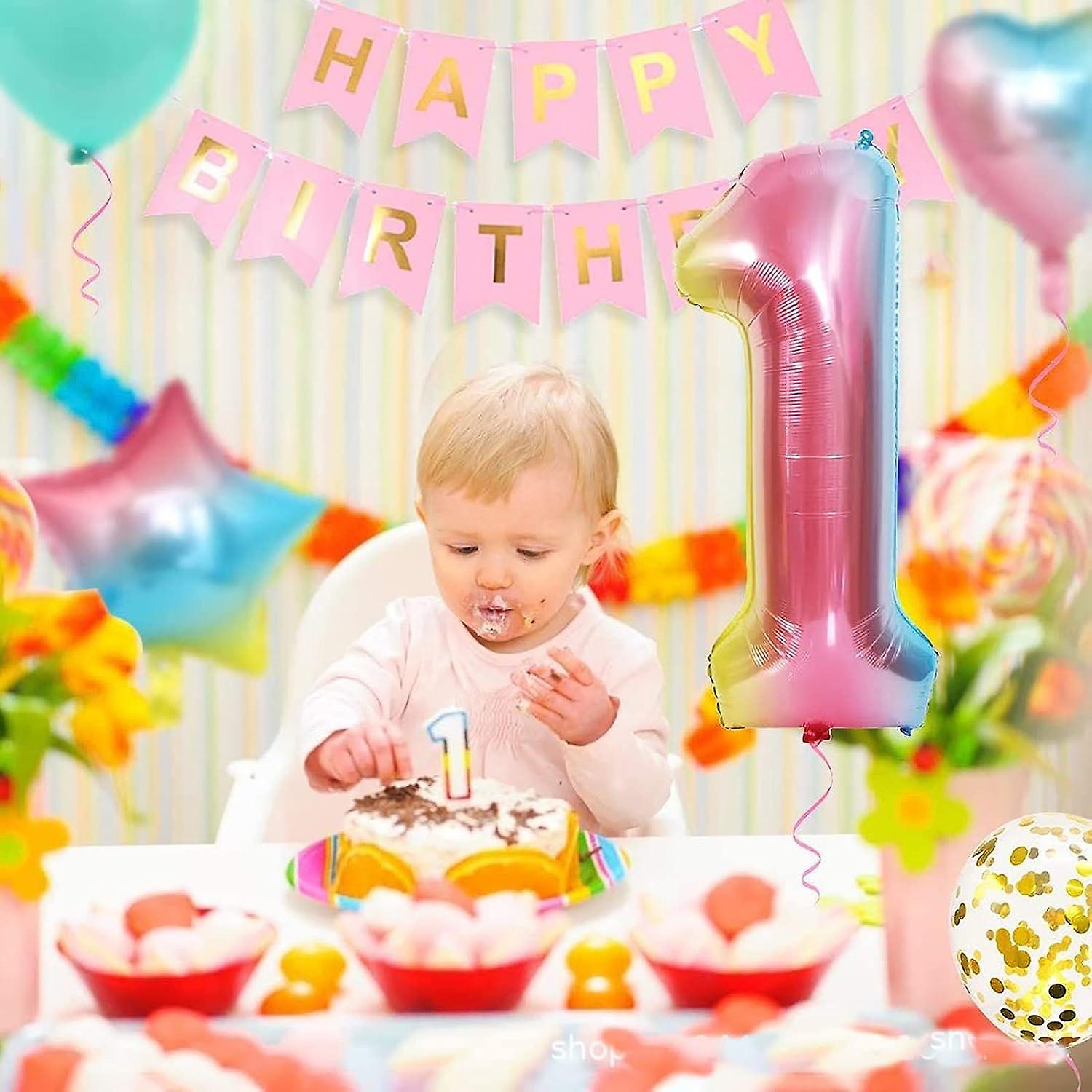 Thankful For You Banner With Foil Balloons - Glitter Thanksgiving Decor For Friendsgiving & Fall Parties