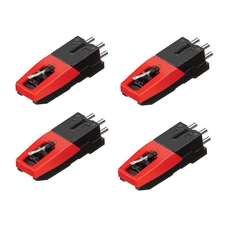 4 Pcs Turntable Replacement Stylus Needles Turntable For Lp Ion Phonograph Record Player