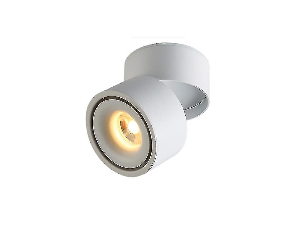 Indoor Led Ceiling Light 5w, Adjustable Reflector, Ceiling Light, Rotating Ceiling Light And Ground Spot, 10x10cm (neutral Light) (white) [a-level Ene